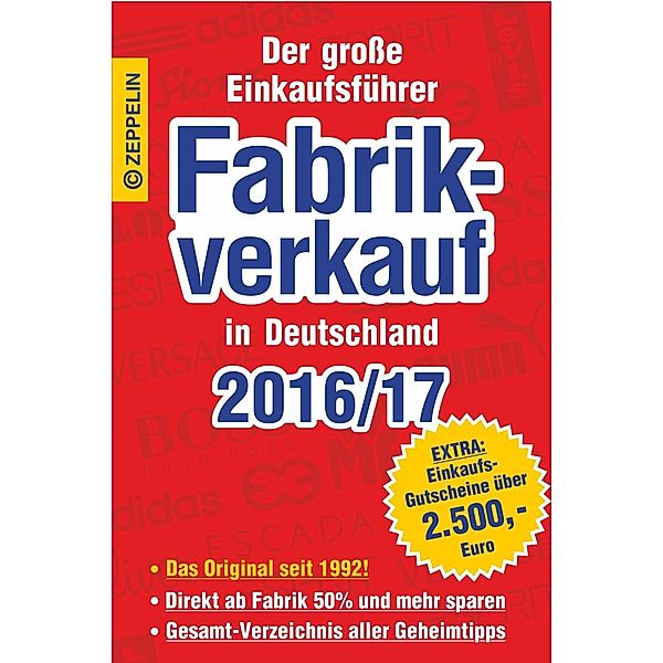 Fabrikverkauf in Deutschland - 2016/17