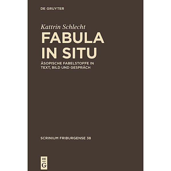 Fabula in situ / Scrinium Friburgense Bd.37, Kattrin Schlecht