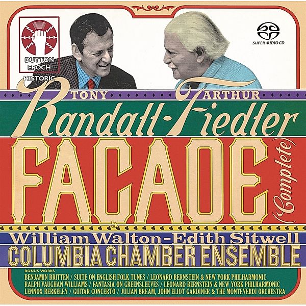 Façade (Complete)/Suite On English Folk Tunes/+, Tony Randall, Arthur Fiedler, Columbia Chamb.Ens.