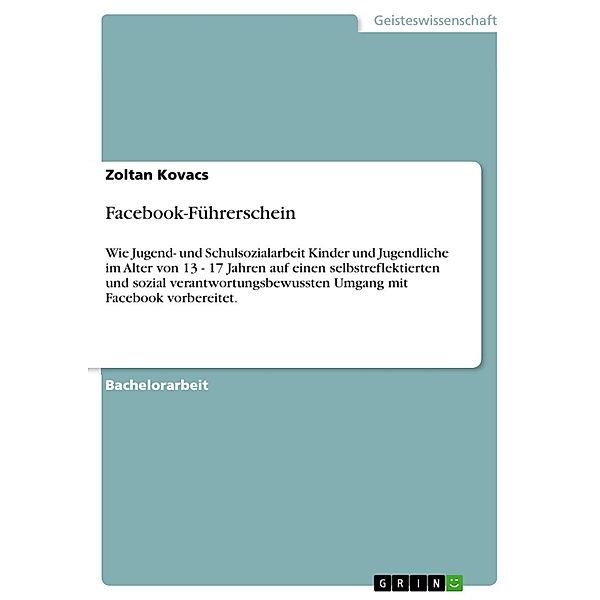 Facebook-Führerschein, Zoltan Kovacs