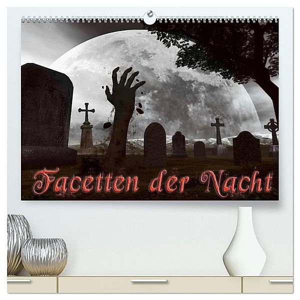 Facetten der Nacht (hochwertiger Premium Wandkalender 2024 DIN A2 quer), Kunstdruck in Hochglanz, Karsten Schröder