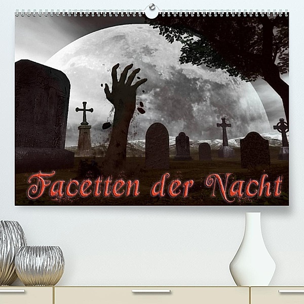 Facetten der NachtCH-Version  (Premium, hochwertiger DIN A2 Wandkalender 2023, Kunstdruck in Hochglanz), Karsten Schröder