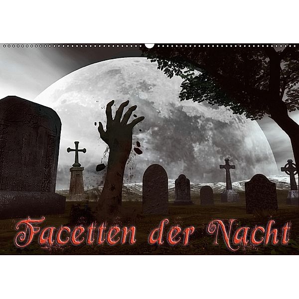 Facetten der NachtCH-Version (Wandkalender 2018 DIN A2 quer), Karsten Schröder