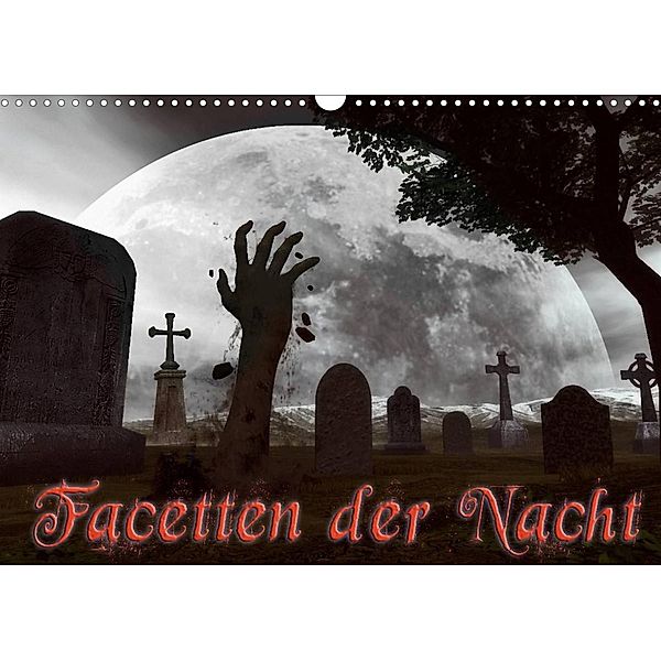 Facetten der NachtCH-Version  (Wandkalender 2023 DIN A3 quer), Karsten Schröder