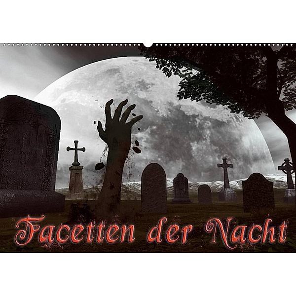 Facetten der NachtCH-Version  (Wandkalender 2023 DIN A2 quer), Karsten Schröder