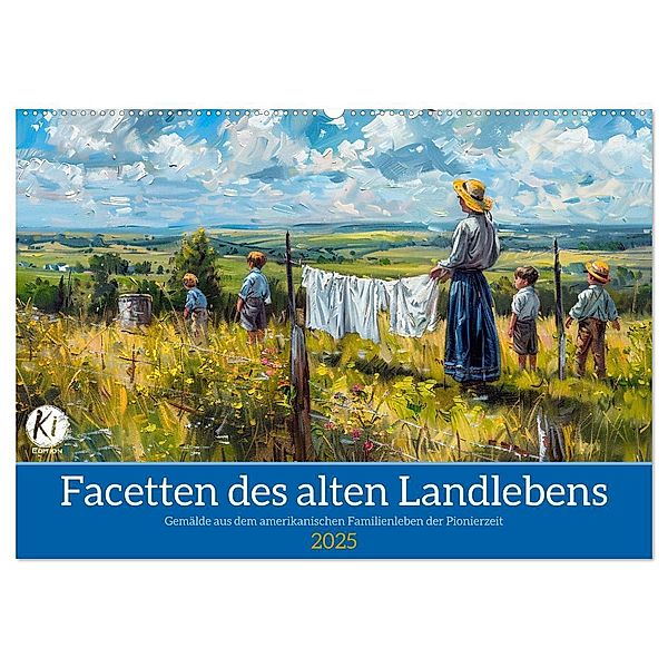 Facetten des alten Landlebens (Wandkalender 2025 DIN A2 quer), CALVENDO Monatskalender, Calvendo, Kerstin Waurick