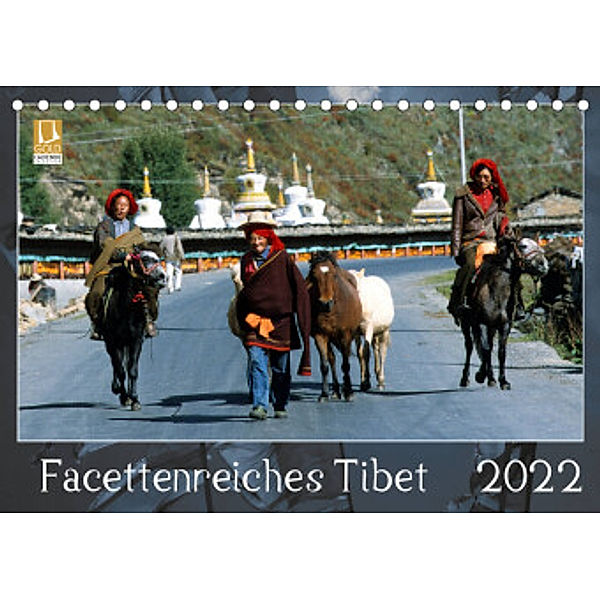 Facettenreiches Tibet (Tischkalender 2022 DIN A5 quer), Manfred Bergermann