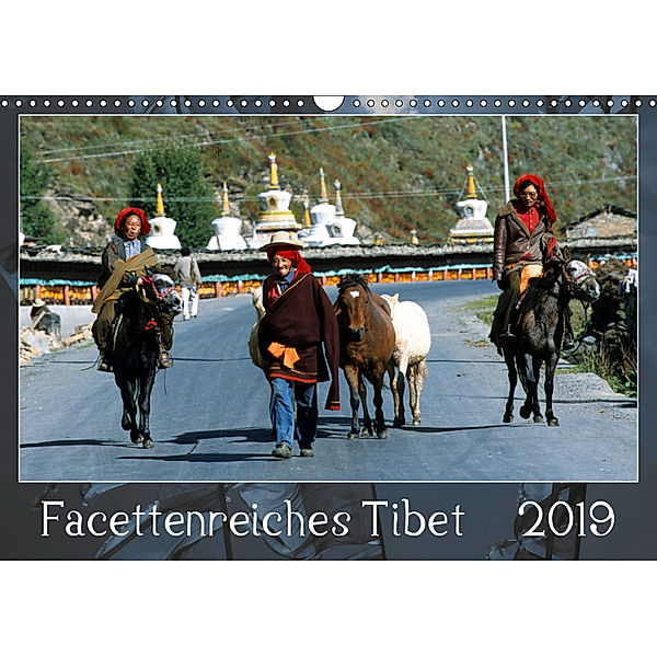 Facettenreiches Tibet (Wandkalender 2019 DIN A3 quer), Manfred Bergermann