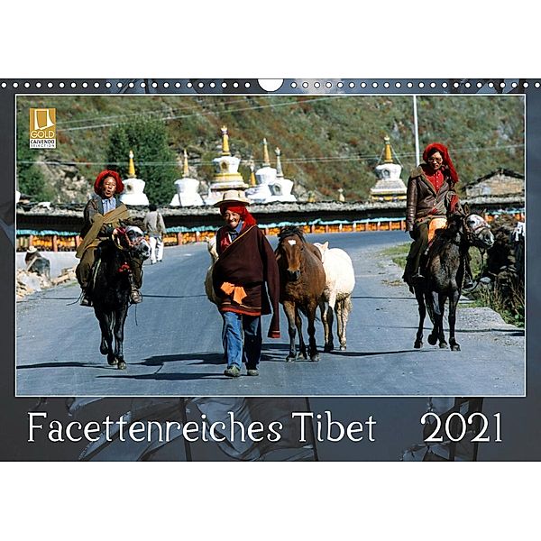 Facettenreiches Tibet (Wandkalender 2021 DIN A3 quer), Manfred Bergermann