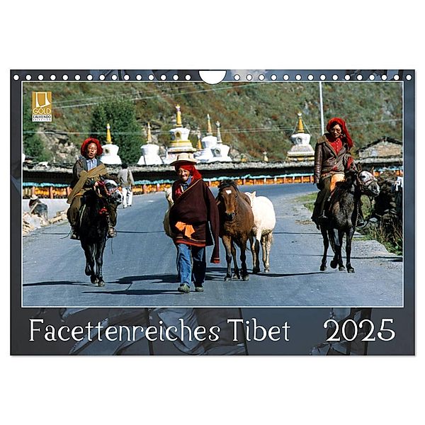 Facettenreiches Tibet (Wandkalender 2025 DIN A4 quer), CALVENDO Monatskalender, Calvendo, Manfred Bergermann