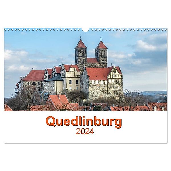 Fachwerkstadt Qudlinburg (Wandkalender 2024 DIN A3 quer), CALVENDO Monatskalender, Steffen Gierok ; Magik Artist Design