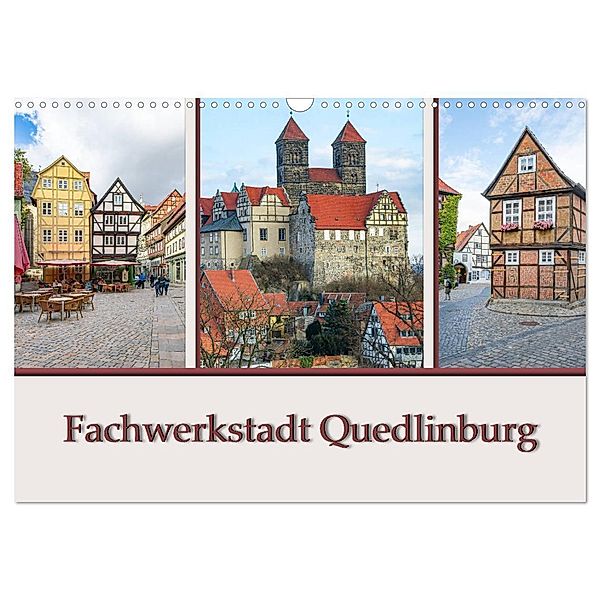 Fachwerkstadt Quedlinburg (Wandkalender 2024 DIN A3 quer), CALVENDO Monatskalender, Steffen Gierok ; Magik Artist Design