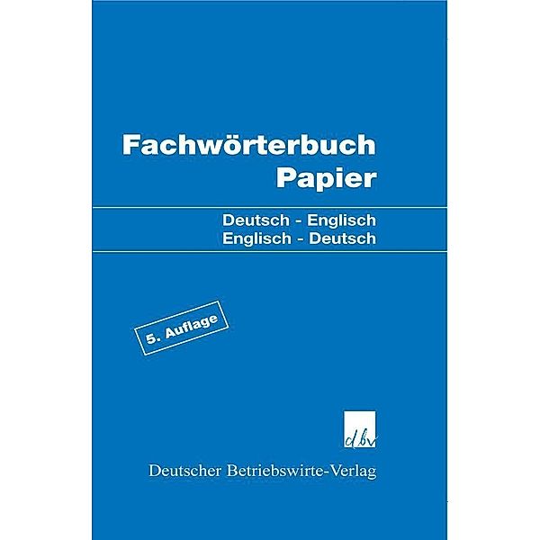 Fachwörterbuch Papier