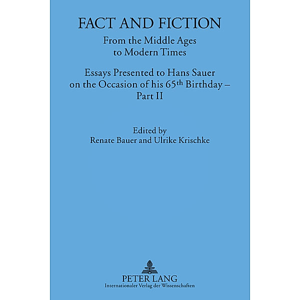 Fact and Fiction / Münchener Universitätsschriften Bd.37
