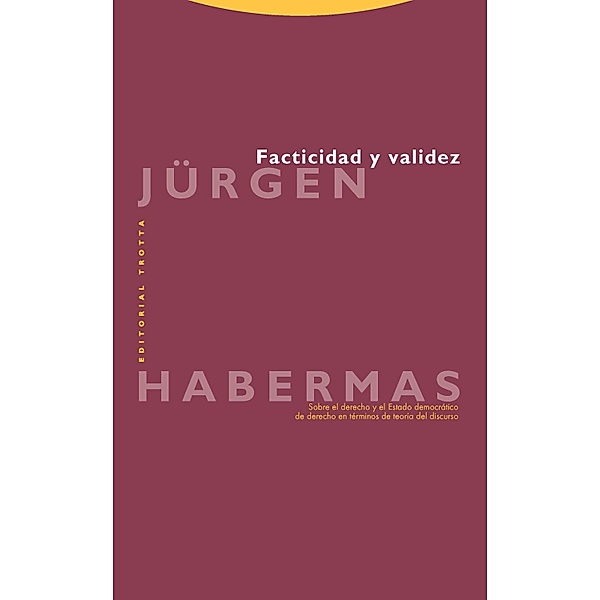 Facticidad y validez / Estructuras y Procesos. Filosofía, Jürgen Habermas