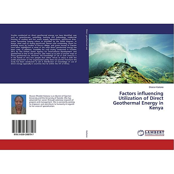 Factors influencing Utilization of Direct Geothermal Energy in Kenya, Sharon Kaitano