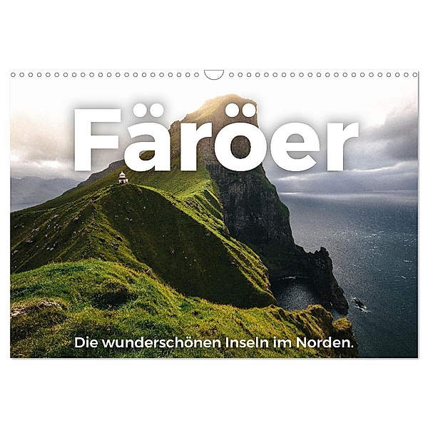 Färöer - Die wunderschönen Inseln im Norden. (Wandkalender 2024 DIN A3 quer), CALVENDO Monatskalender, M. Scott