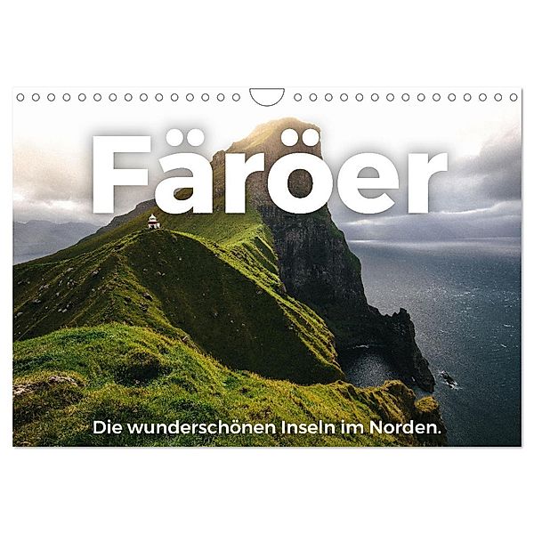 Färöer - Die wunderschönen Inseln im Norden. (Wandkalender 2025 DIN A4 quer), CALVENDO Monatskalender, Calvendo, M. Scott