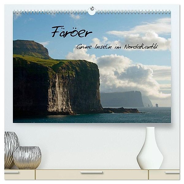 Färöer (hochwertiger Premium Wandkalender 2024 DIN A2 quer), Kunstdruck in Hochglanz, Frauke Scholz