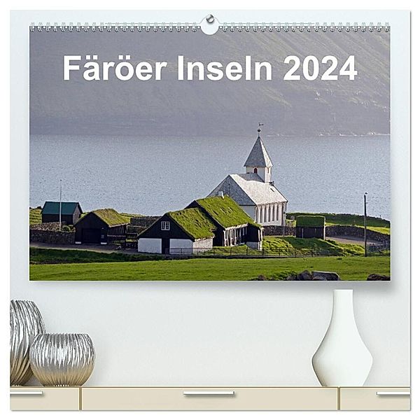 Färöer Inseln 2024 (hochwertiger Premium Wandkalender 2024 DIN A2 quer), Kunstdruck in Hochglanz, Jörg Dauerer