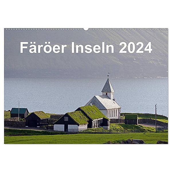 Färöer Inseln 2024 (Wandkalender 2024 DIN A2 quer), CALVENDO Monatskalender, Jörg Dauerer