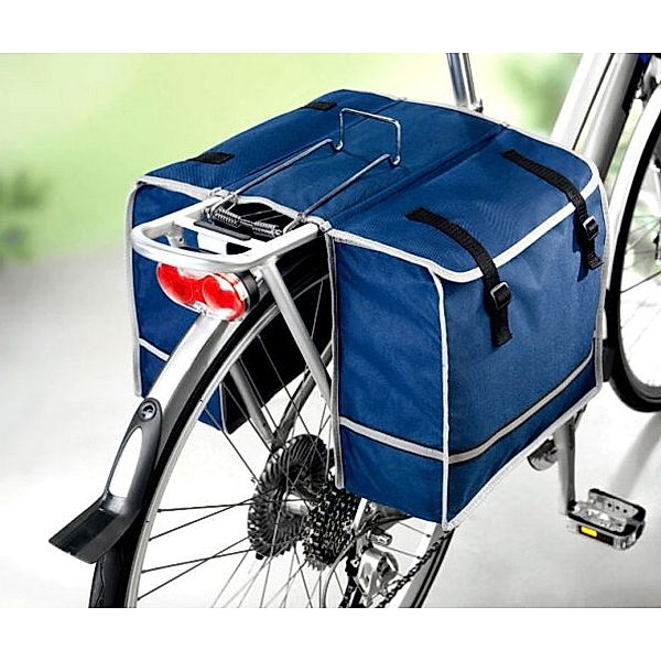 Fahrrad-Doppeltasche für Gepäckträger