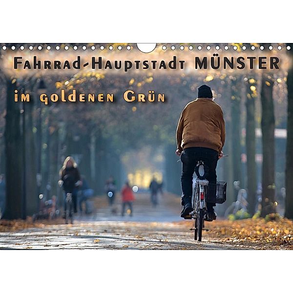 Fahrrad-Hauptstadt MÜNSTER im goldenen Grün (Wandkalender 2020 DIN A4 quer), Viktor Gross