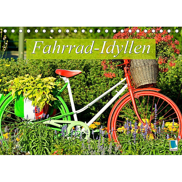 Fahrrad-Idyllen (Tischkalender 2019 DIN A5 quer), CALVENDO