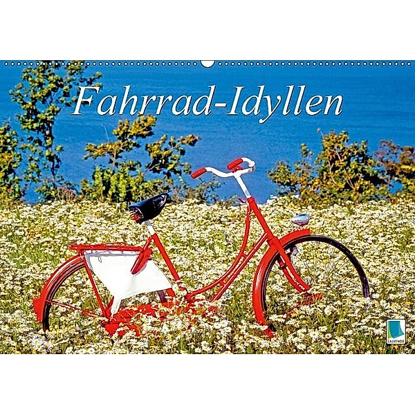 Fahrrad-Idyllen (Wandkalender 2019 DIN A2 quer), Calvendo