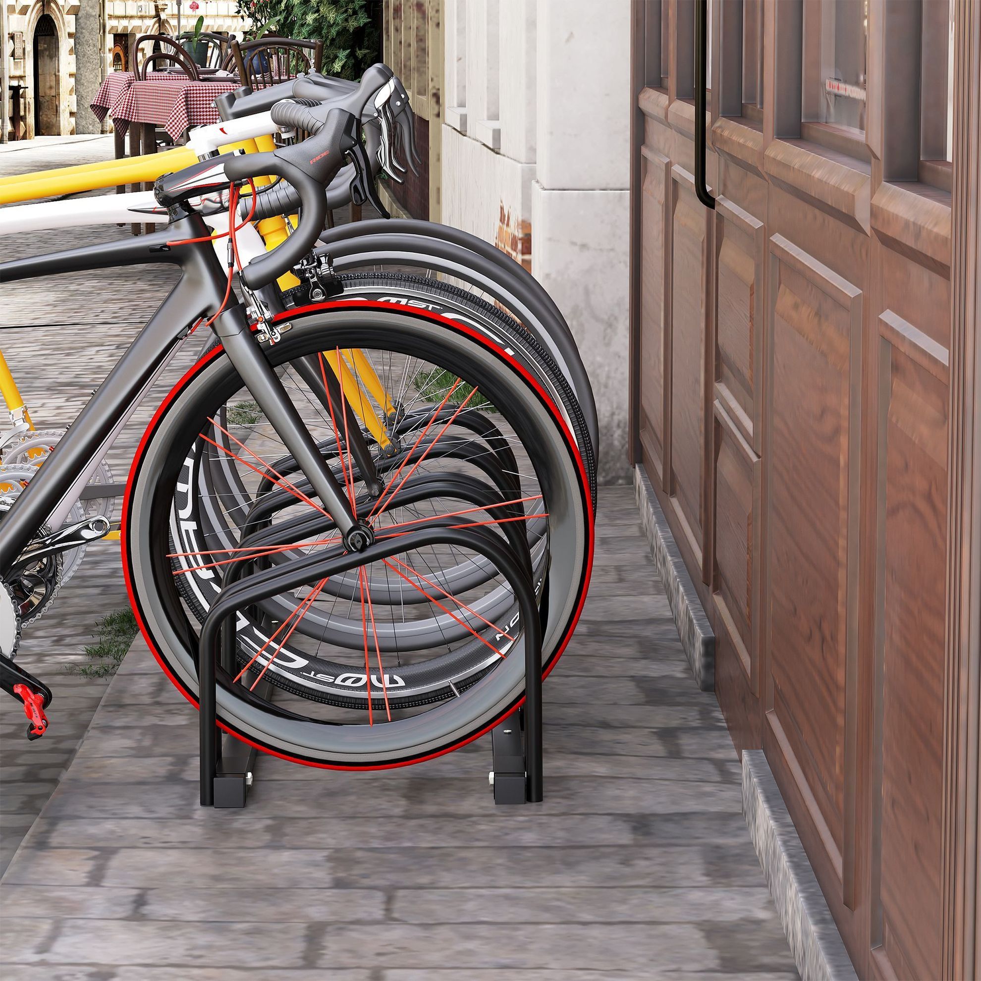 Fahrradhalter mit 4 Halterungen schwarz Farbe: schwarz | Weltbild.de