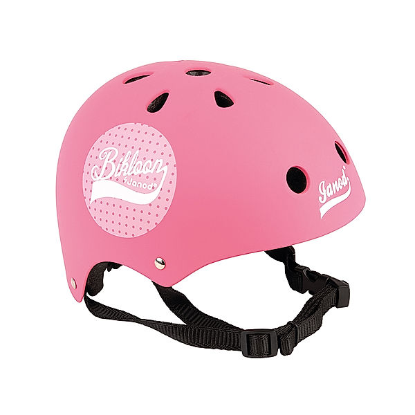 Janod Fahrradhelm BIKLOON mit Punkten in rosa