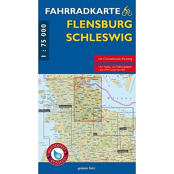 Fahrradkarte Flensburg, Schleswig