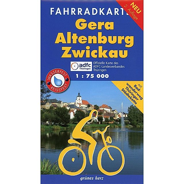 Fahrradkarte Gera, Altenburg, Zwickau Buch versandkostenfrei bei  Weltbild.de bestellen