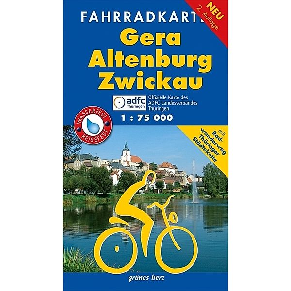 Fahrradkarte Gera, Altenburg, Zwickau