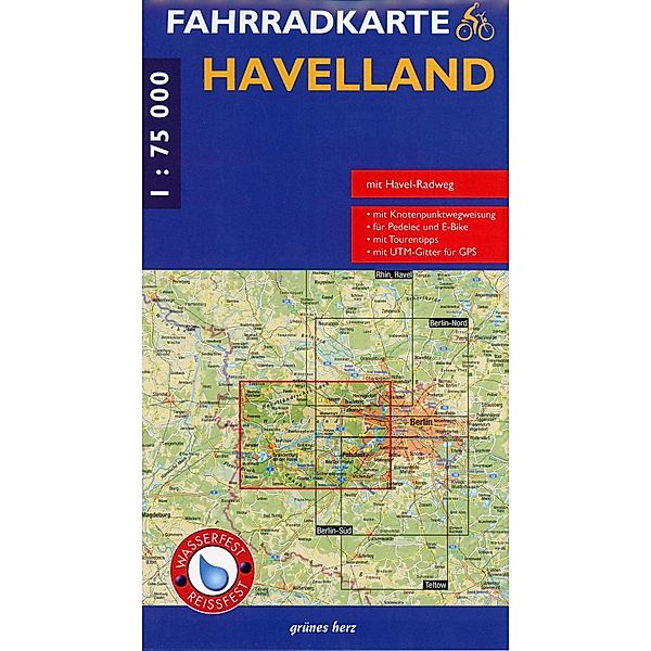 Fahrradkarte Havelland