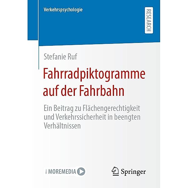 Fahrradpiktogramme auf der Fahrbahn / Verkehrspsychologie, Stefanie Ruf