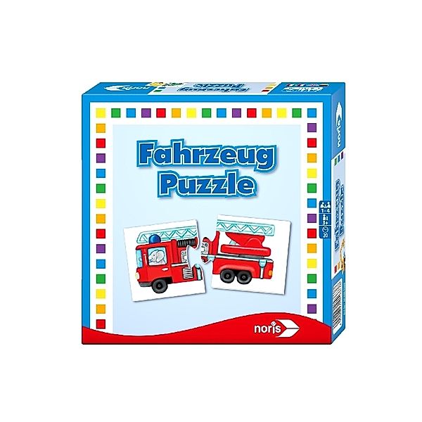 Noris Spiele Fahrzeuge-Puzzle (Kinderspiel)