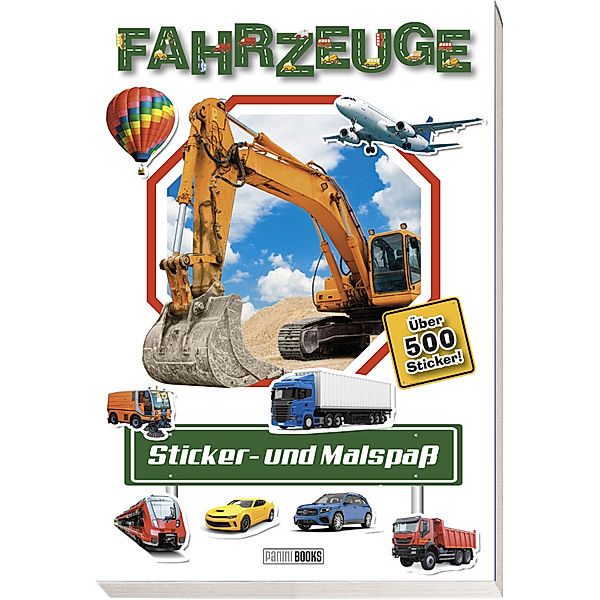 Fahrzeuge: Sticker- und Malspass, Panini