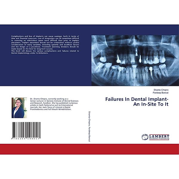Failures In Dental Implant- An In-Site To It, Shanta Chopra, Pardeep Bansal