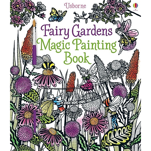 Fairy Gardens Magic Painting Book, Lesley Sims