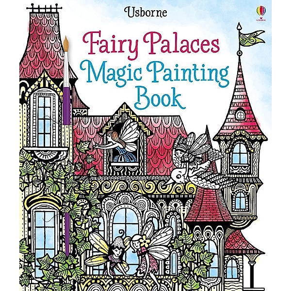Fairy Palaces Magic Painting Book, Lesley Sims