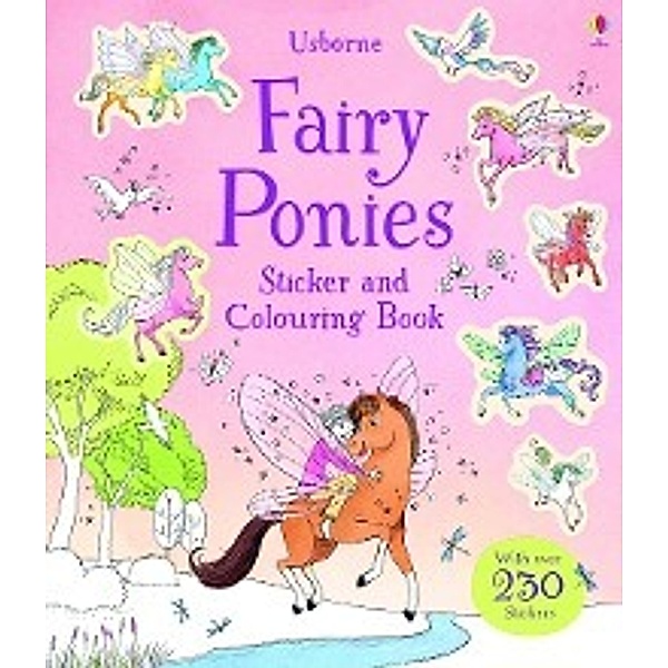 Fairy Ponies Sticker and Colouring Book, Lesley Sims