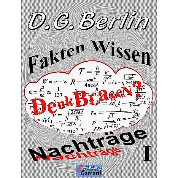 Fakten Wissen Denkblasen?, D. G. Berlin