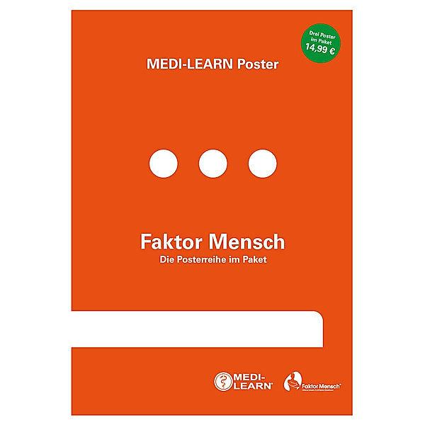 Faktor Mensch - Die Posterreihe im Paket (3 Poster), 3 Teile, Daniel Marx