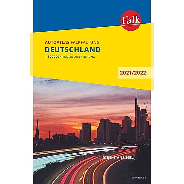 Falk Atlas / Falk Autoatlas Falkfaltung 2021/2022 Deutschland 1:500.000