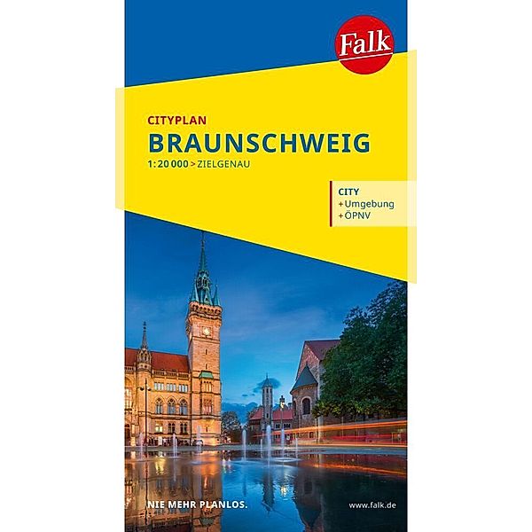 Falk Cityplan Braunschweig 1:20.000