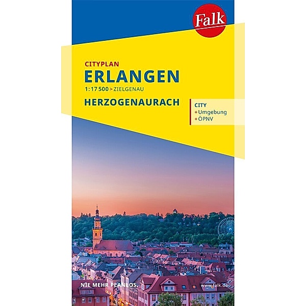 Falk Cityplan Erlangen 1:17.500