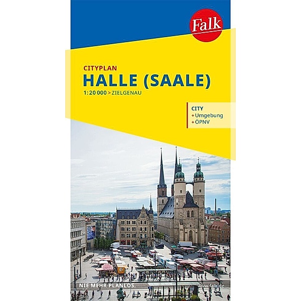 Falk Cityplan / Falk Cityplan Halle (Saale) 1:17.500