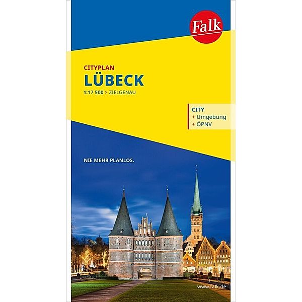 Falk Cityplan / Falk Cityplan Lübeck 1:17.500