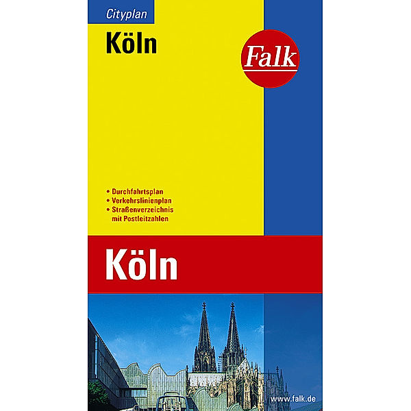 Falk Cityplan Köln 1:23.000